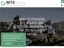 Tablet Screenshot of mts-online.com